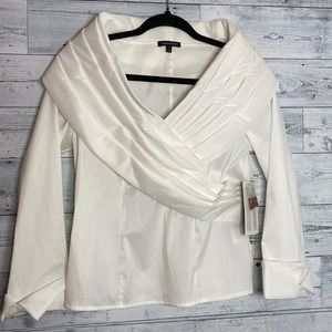 NWT Beautiful Samuel Dong Water Resistant Stretch Top Size S